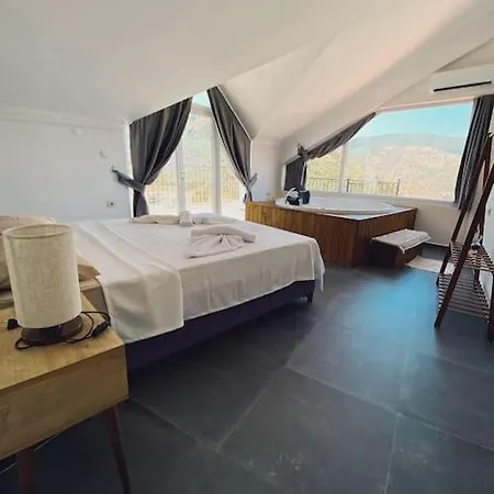 Luna House - Manzara, Jakuzi, 4 Yatak Odasi * Fethiye