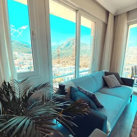 Luna House - Manzara, Jakuzi, 4 Yatak Odasi Apartment Fethiye